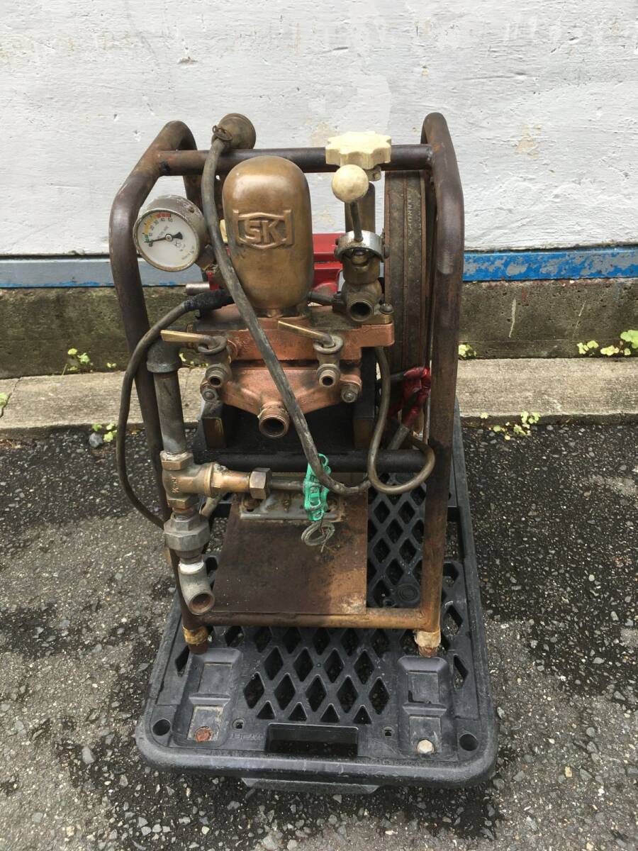 FF309 SK 動力噴霧器 (日立製モーター EFOU) 農業機械 散布機 ジャンク/直接引取のみ拍卖