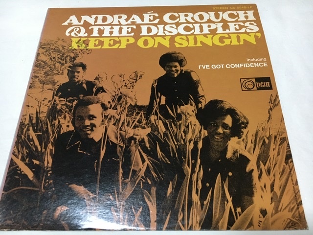 ANDRAE CROUCH & THE FDISIPLES KEEP ON SINGIN LP アンドレ クラウチ拍卖
