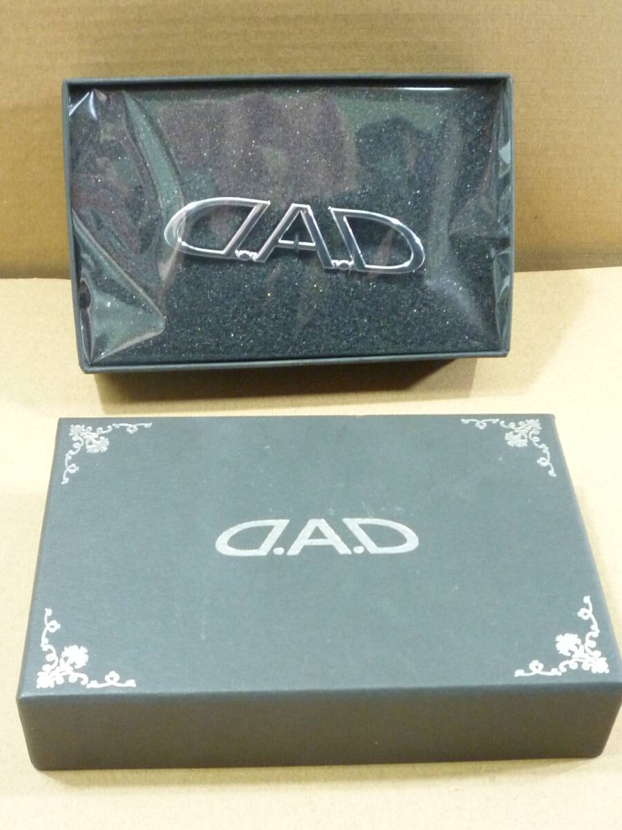 ③当時物 入手困難品 DAD ギャルソン 3D D.A.D エンブレム クローム Mサイズ(17㎜×68㎜)新品未使用 生産終了品 未使用 平成拍卖