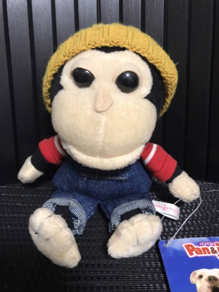 0012-01 現品のみ パンくん ぬいぐるみ PAN&JAMES 景品 ニット帽 付拍卖
