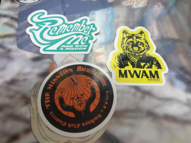 MAN WITH A MISSION ステッカー 3枚 セット 拍卖