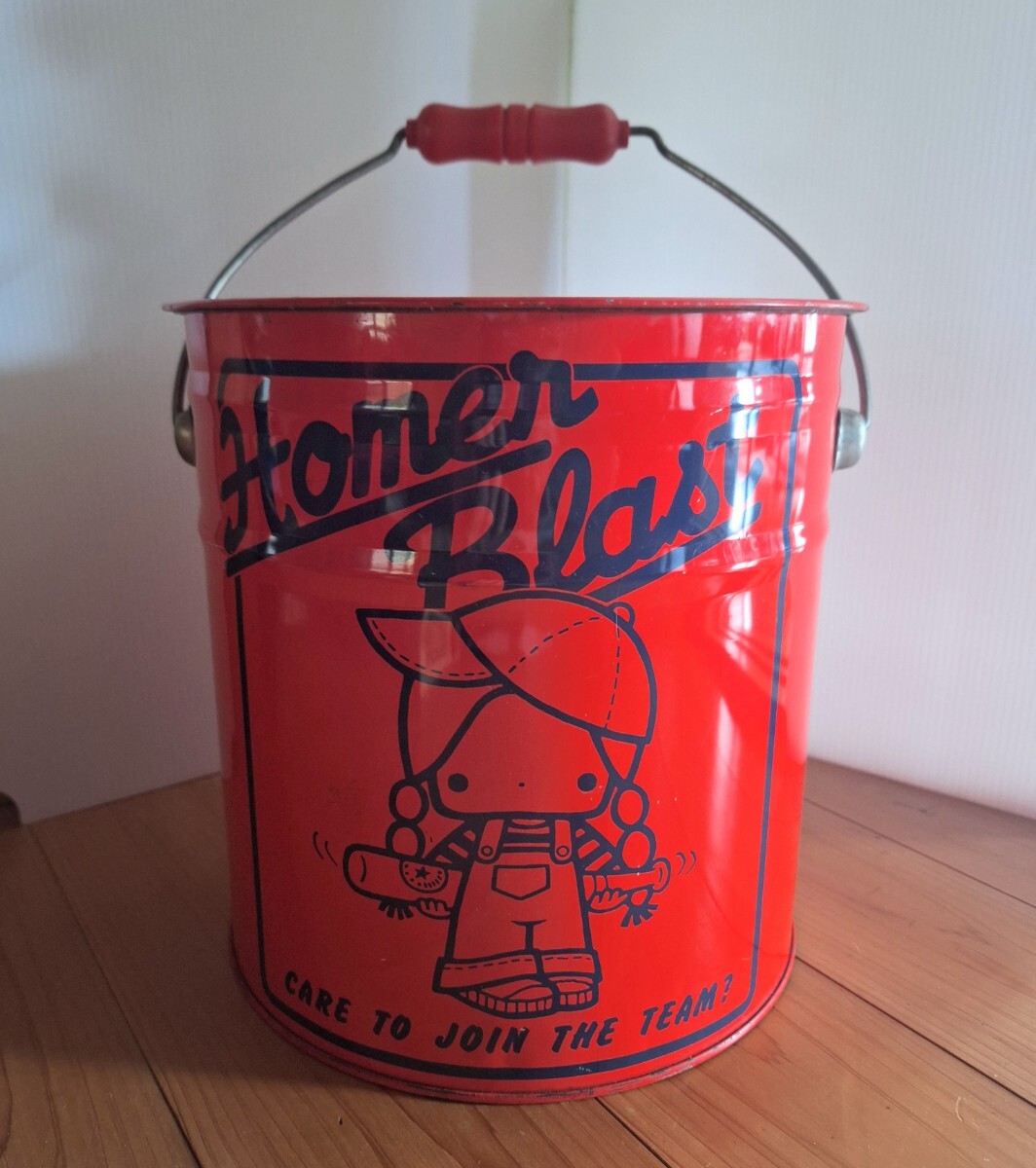 ★サンリオ パティ&ジミー バケツ缶 70年代 レトロ缶★ 拍卖