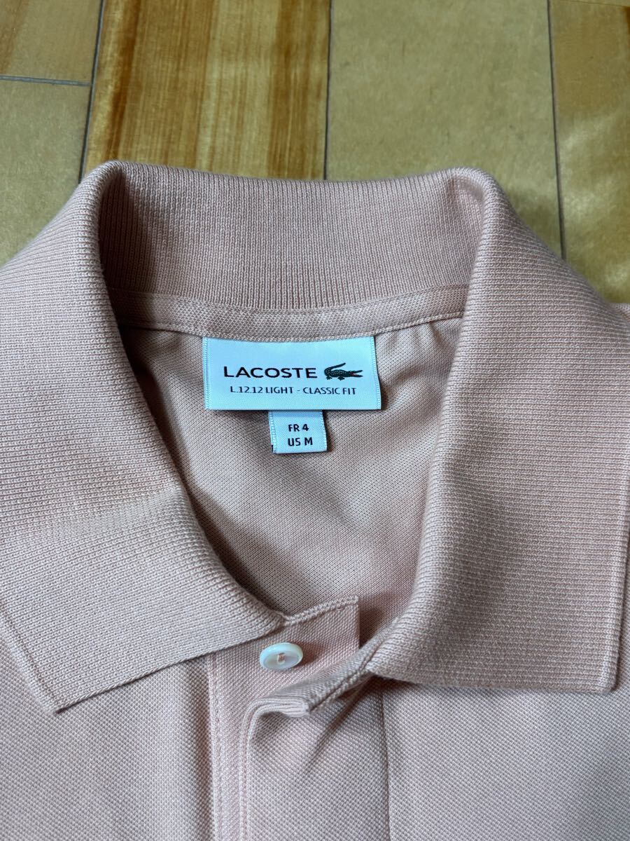 LACOSTE ラコステ ポロシャツ L1212F ベージュ 4拍卖