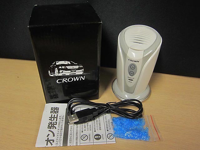TOYOTA ミニイオン発生器 車用 カー用 CROWN 非売品 USB 【N】拍卖