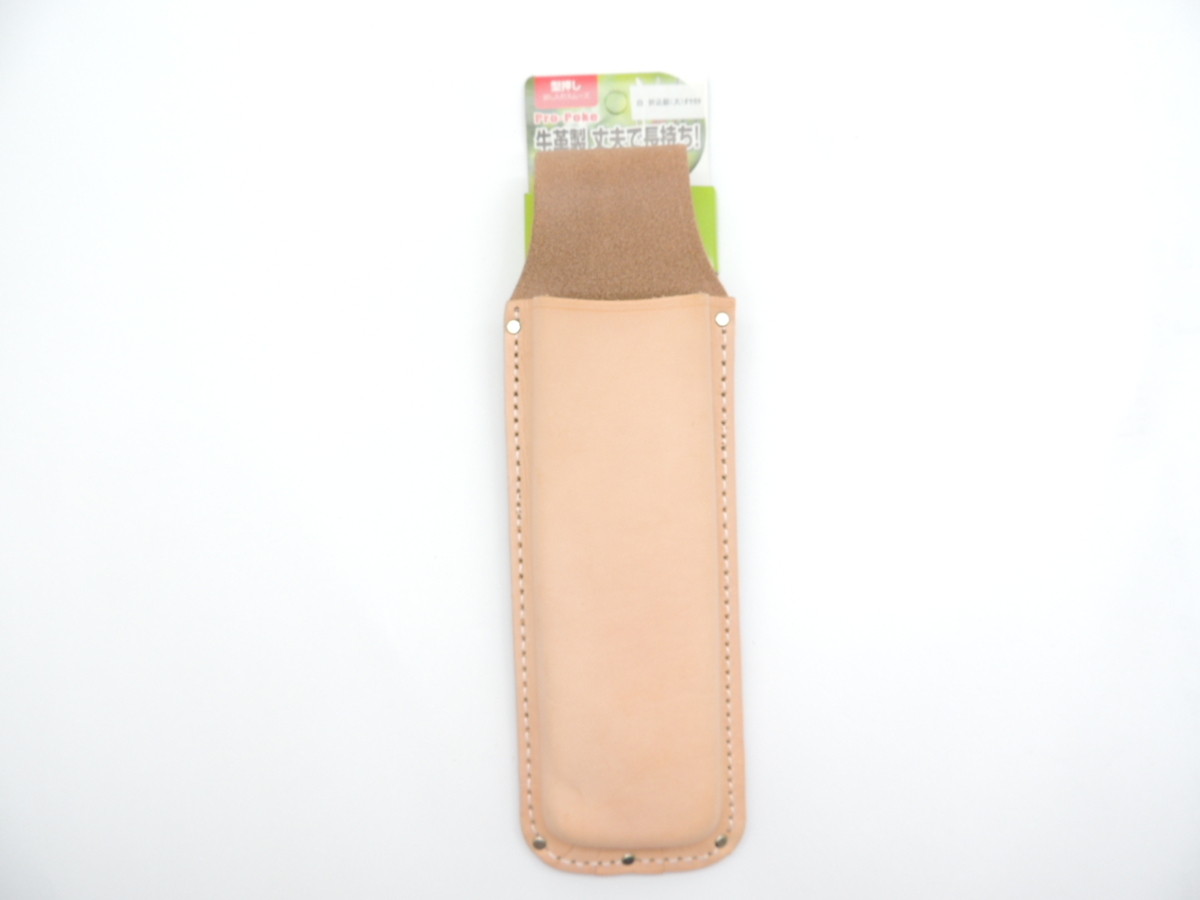 日本製 プロポケ 牛ヌメ皮 折込鋸ケース シルキーオヤカタ サック 型押 JAN 4573183750650 おりこみ ヌメかわ さっく拍卖