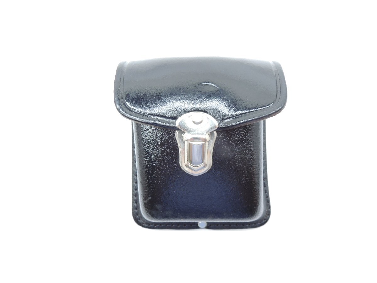 日本製 黒皮 小物ケース 中 JAN 4931999052502 コンベックスケース メジャーケース 牛革 サック拍卖