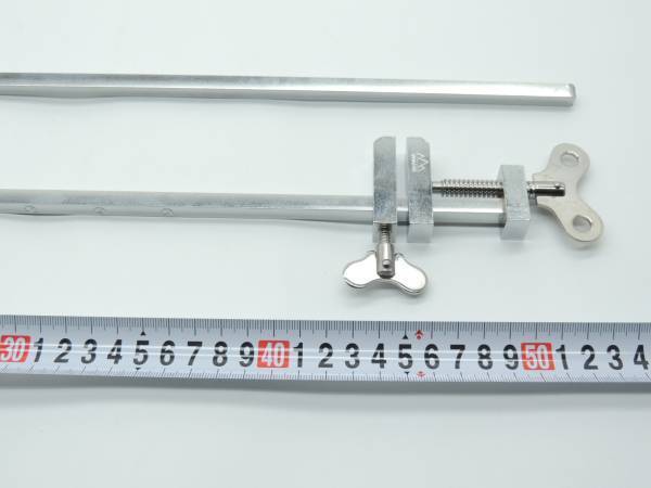日本製 締ハタ クロームメッキ 450ミリ 2本1組 シメハタ ハタガネ 〆ハタ 仮止め山崎製作所拍卖