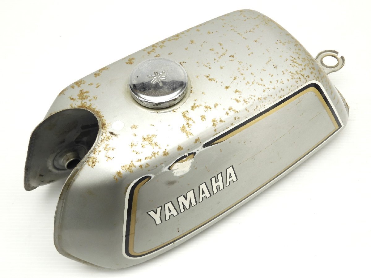 140【評価B】 YAMAHA ヤマハ 旧車 GR50 FT1 純正 フューエル ガソリン 燃料 タンク キャップ 付き 銀シルバー GR80 GT50 GT80 ミニトレ拍卖
