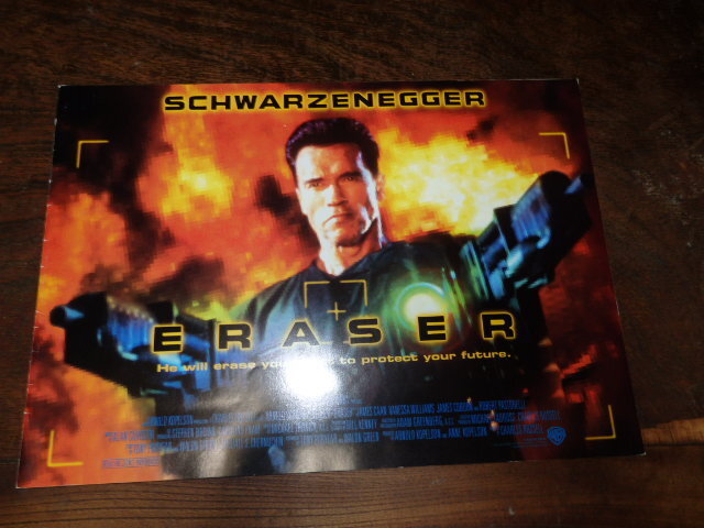 映画プレスシート「d308 イレイザー(大判)」アーノルド・シュワルツェネッガー ヴァネッサ・ウィリアムズ拍卖