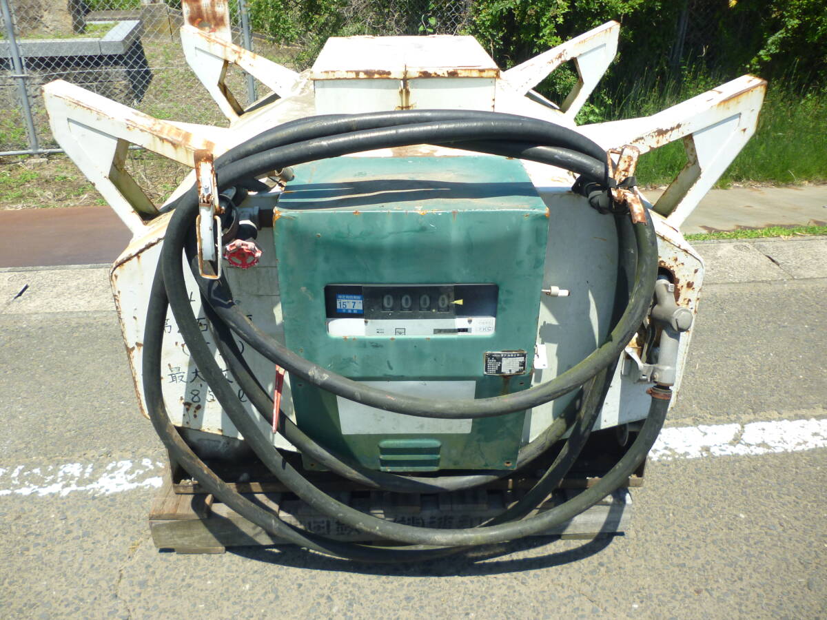 関東 茨城 鹿嶋 東京油機工業 燃料 タンク 850L タンク ロリー 部品取り? ジャンク 使い方色々拍卖
