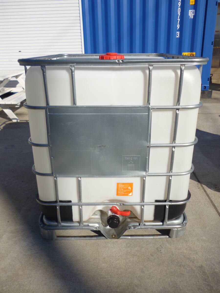 ②中古 1K タンクローリー?1000リッター.パレットタンク 1K 1パレの値段です燃料で使用していたとのことです拍卖