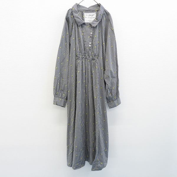 アズノウアズ ドゥバズ AS KNOW AS de base ワンピース ロング チェック 花柄 総柄 a955141拍卖