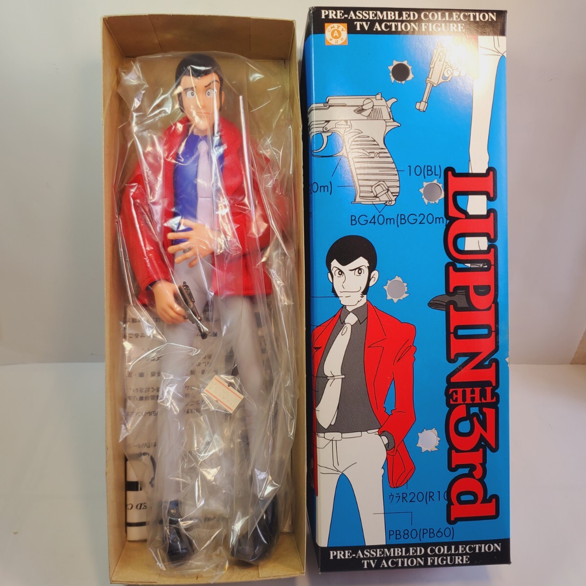 フギュア MEDICOM TOY メディコム・トイ「ルパン三世 」 TV ACTION FIGURE 新品未使用 保管品 モンキーパンチ A424拍卖