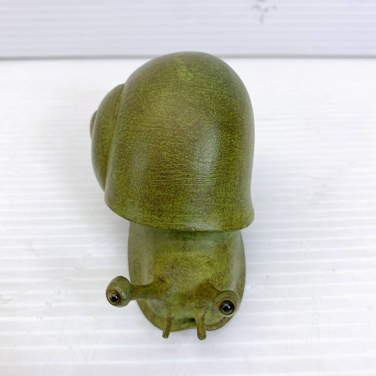 ◆ 美品 籔内 佐斗司 作 邁々 でんでん虫 ブロンズ 桐箱入り 1993 カタツムリ 希少 ◆拍卖