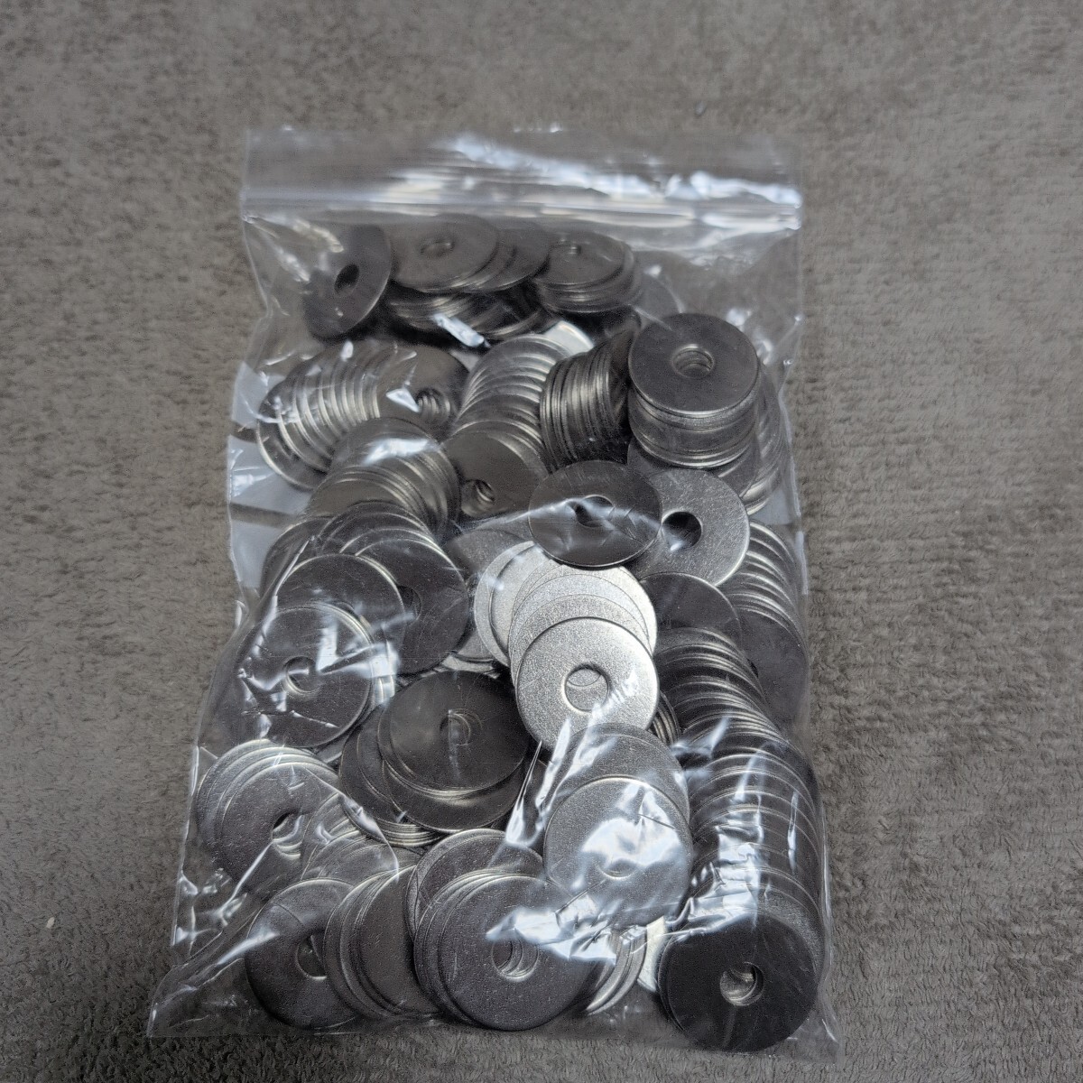 ジャンク品/長期保管品/中古品/メーカー不明/ステンレス/SUS304/平座金/M8用/8.5×30×1.5mm/特大/M8用/1P200個入り拍卖