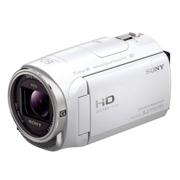 中古 1年保証 美品 SONY HDR-CX670 ホワイト拍卖