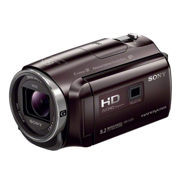 中古 1年保証 美品 SONY HDR-PJ670 ボルドーブラウン拍卖