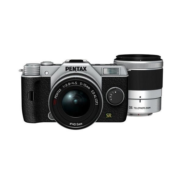 中古 1年保証 美品 PENTAX Q7 ダブルズームキット シルバー拍卖