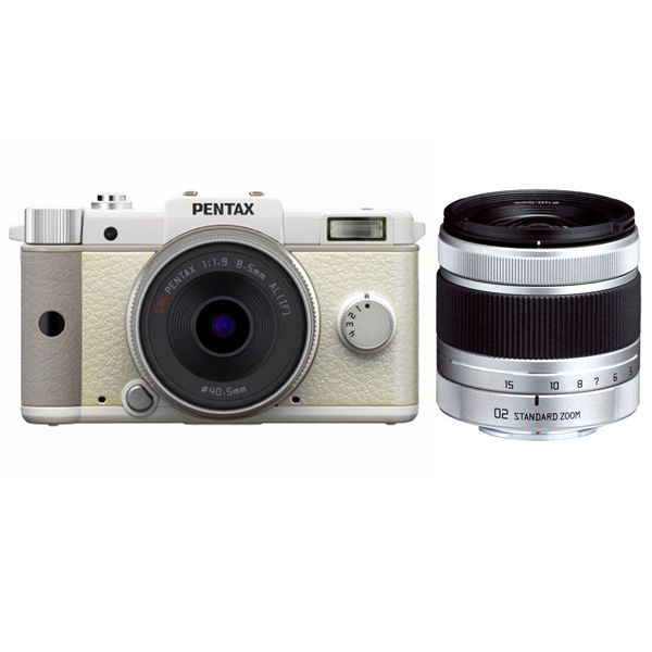 中古 1年保証 美品 PENTAX Q ダブルレンズキット ホワイト拍卖