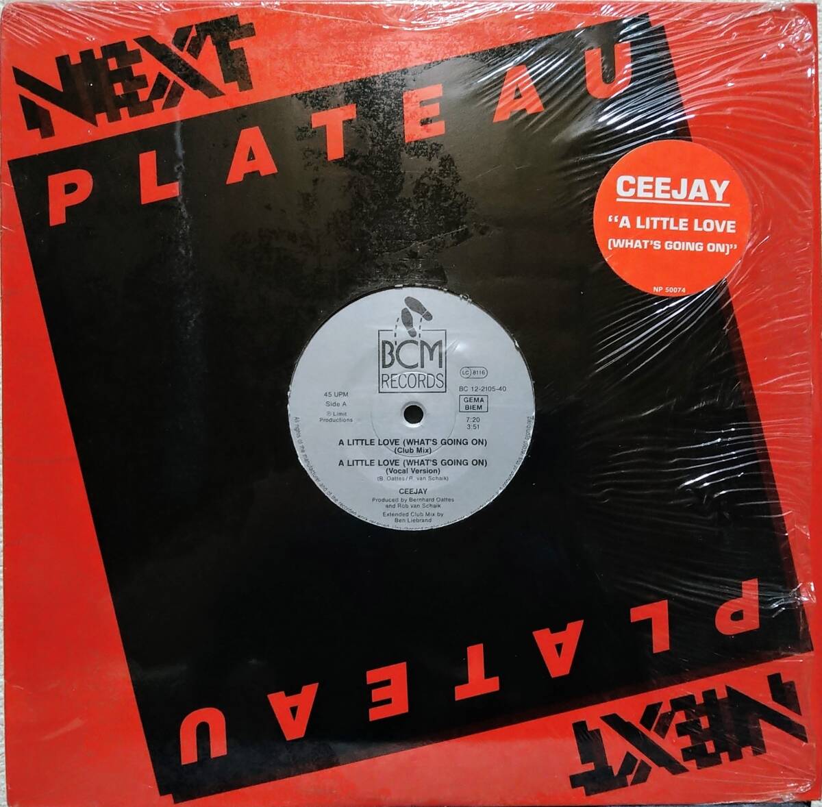 【12's Euro Beat】Ceejay「A Little Love (What's Going On)」Germany盤 シュリンク付!拍卖