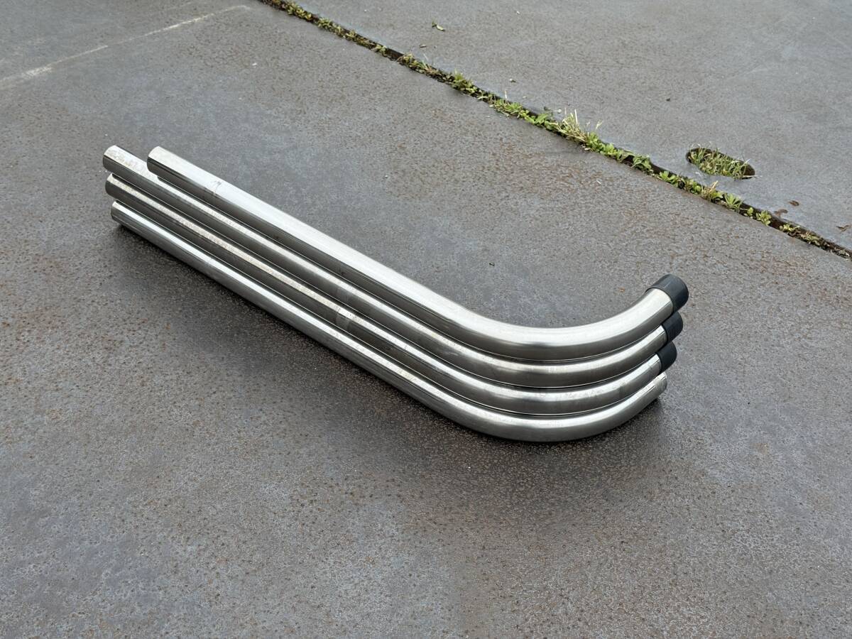 丸パイプコーナー★ステンレス製★π数34mm★Φ34★4本★加工用★サイドバンパー用★サイドガード用★即決★34N27A5拍卖