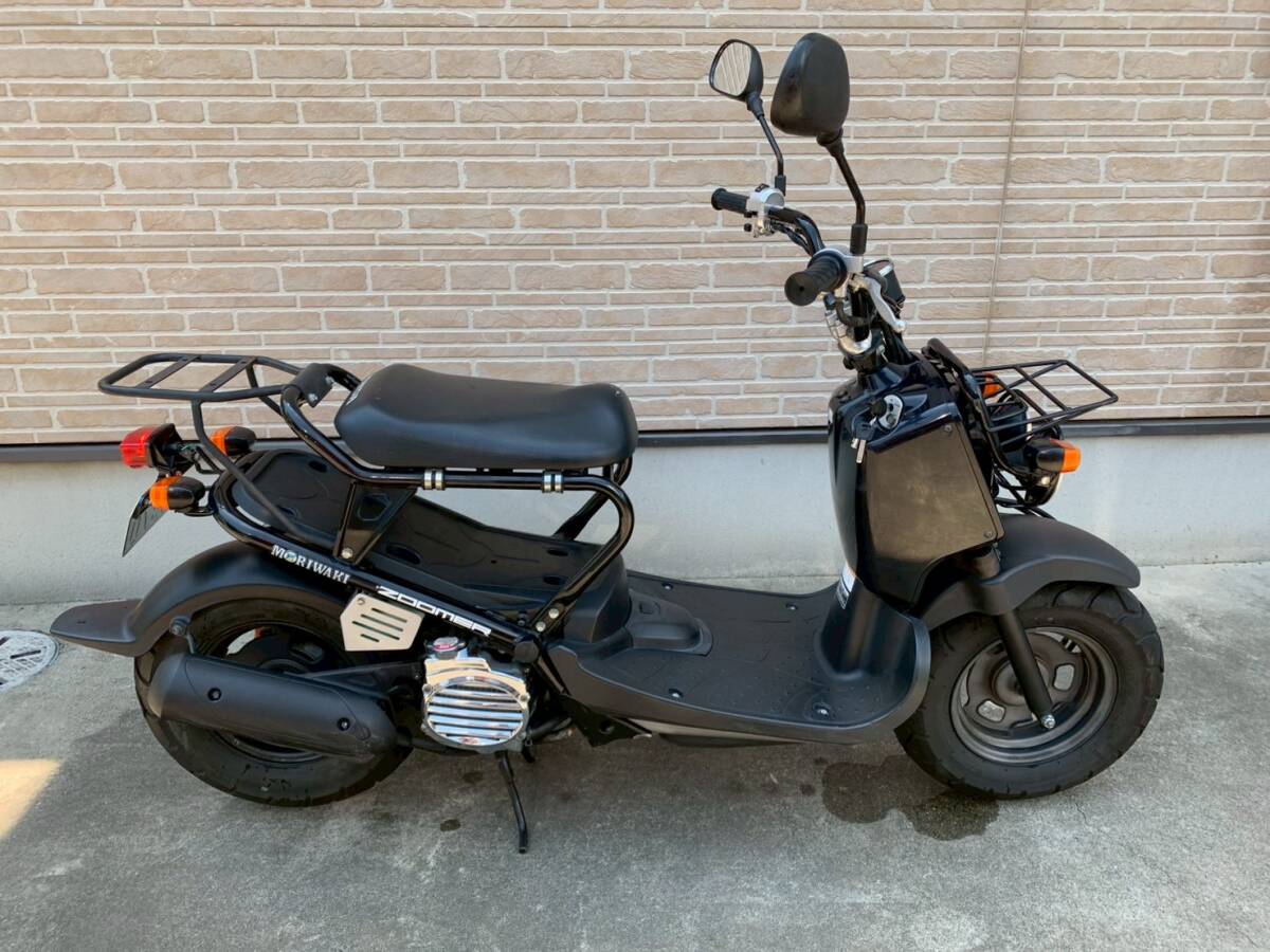 ブラックズーマー ホンダ ズーマー FI インジェクションモデル 低走行 ★色は人気のブラック♪動画有拍卖