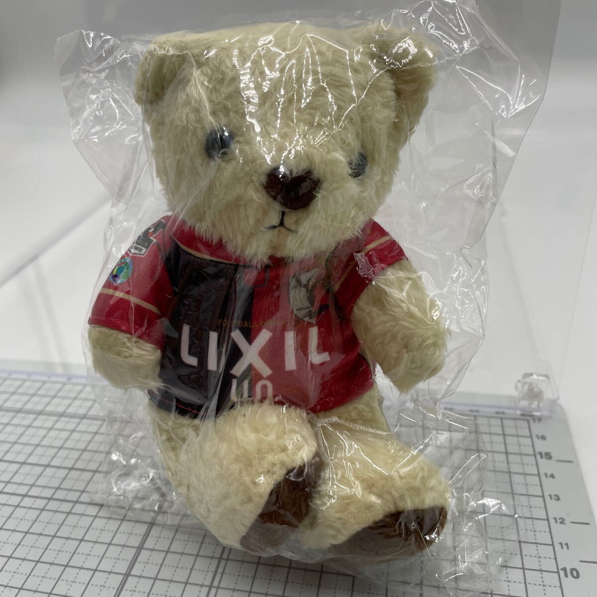 右616-15【ジャンク】鹿島アントラーズ No. 40 小笠原満男 2016 ユニフォームミニベア (ゴールド) ぬいぐるみ マスコット キーホルダー拍卖