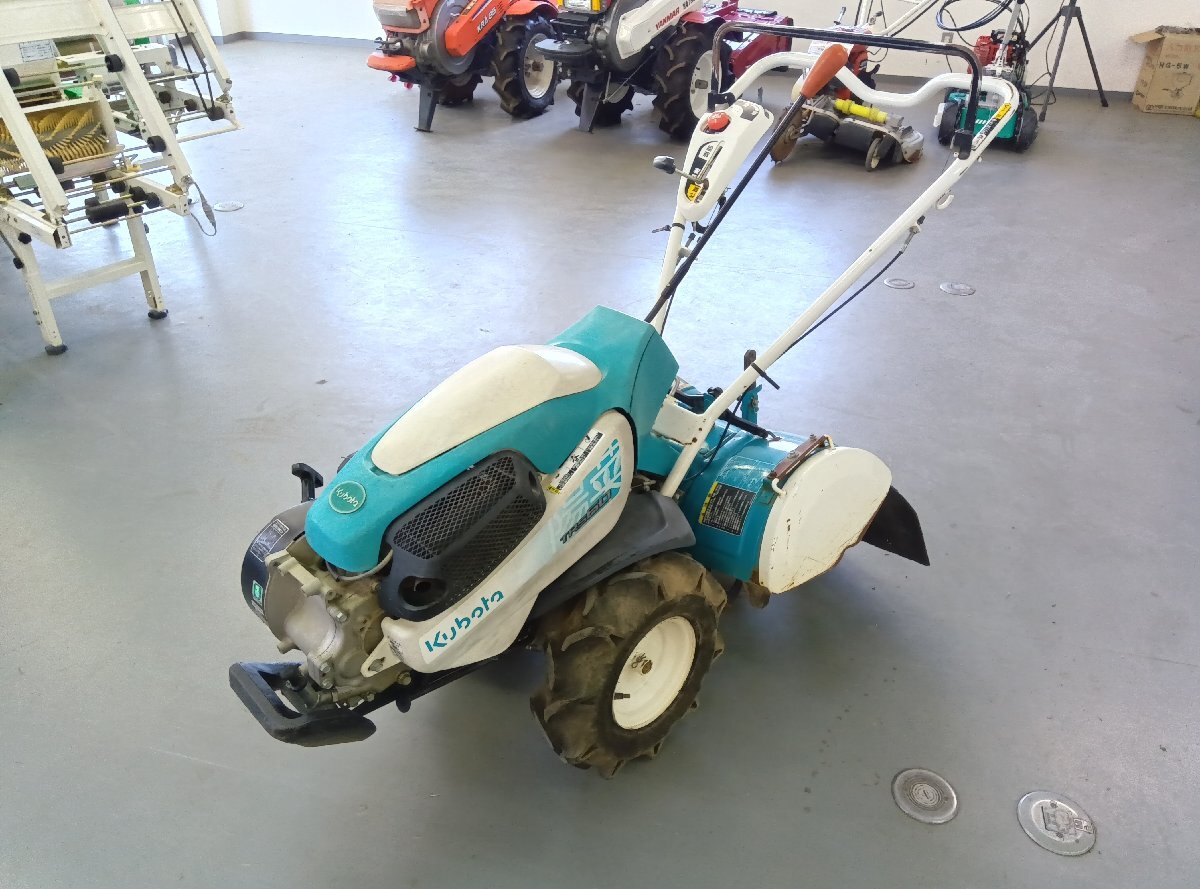 (福島)【要整備】クボタ 管理機 TRS60 耕運幅550mm ガソリンエンジン 最大4.3馬力【福島県須賀川市より引取限定】拍卖