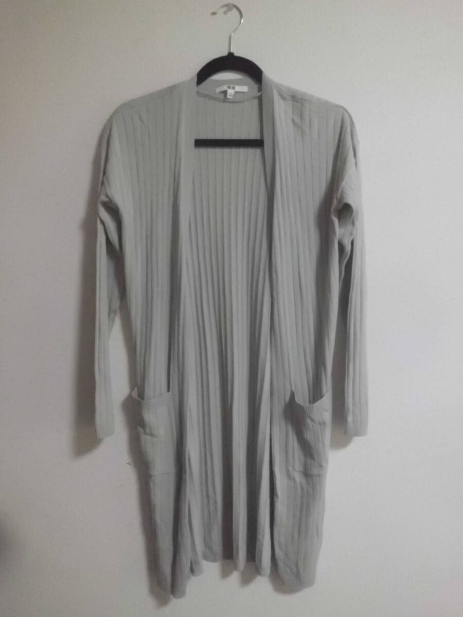 UNIQLO ユニクロ レディース ロング カーディガン 長袖 Mサイズ ベージュ拍卖