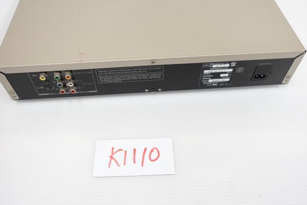 【k1110】TOSHIBA SD-2110 DVDプレーヤー 東芝 現状渡し品 再生専用機 レトロ家電拍卖