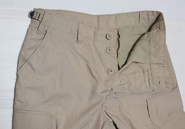 MP64トゥルースペックTRU-SPECアメリカ古着カーゴパンツMリップストップTROUSERSミリタリーパンツ/コンバットパンツ/ベージュ系オールド拍卖