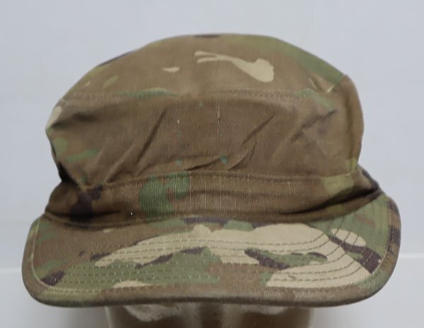CA12米軍実物ARMYアメリカ古着パトロールキャップ迷彩マルチカム7 1/4カモ柄ミリタリーキャップACUポケット付きCAPサンキャップSUN拍卖