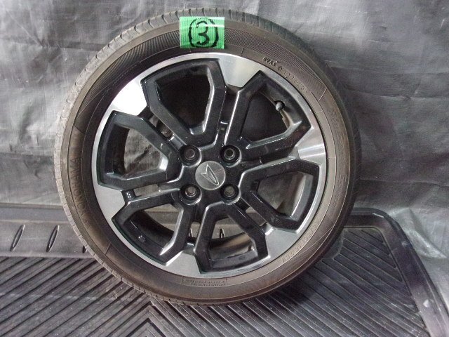 Y【2695】ウェイク LA700S 純正アルミホイールタイヤ付き 15×4.5J OFF45 165/55R15 ③拍卖