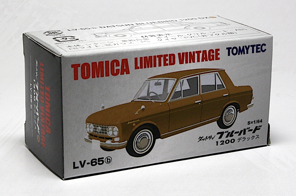 トミカリミテッドヴィンテージ LV-65b ダットサン ブルーバード1200 デラックス(茶)拍卖