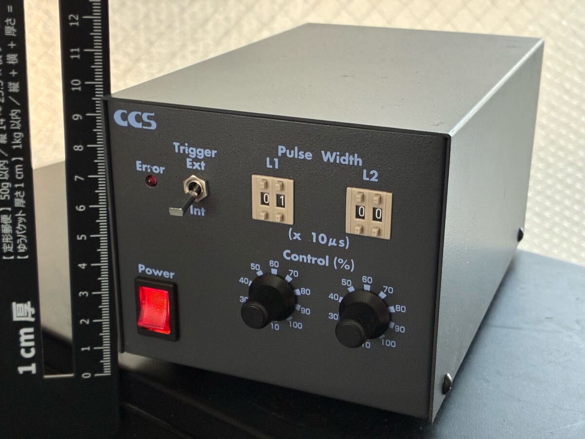 シーシーエス PTU2-3012 ストロボ電源ストロボユニット18V LED CCS 発光パルス10us〜990us 2チャネル独立 外部制御 ストロボスコープ拍卖