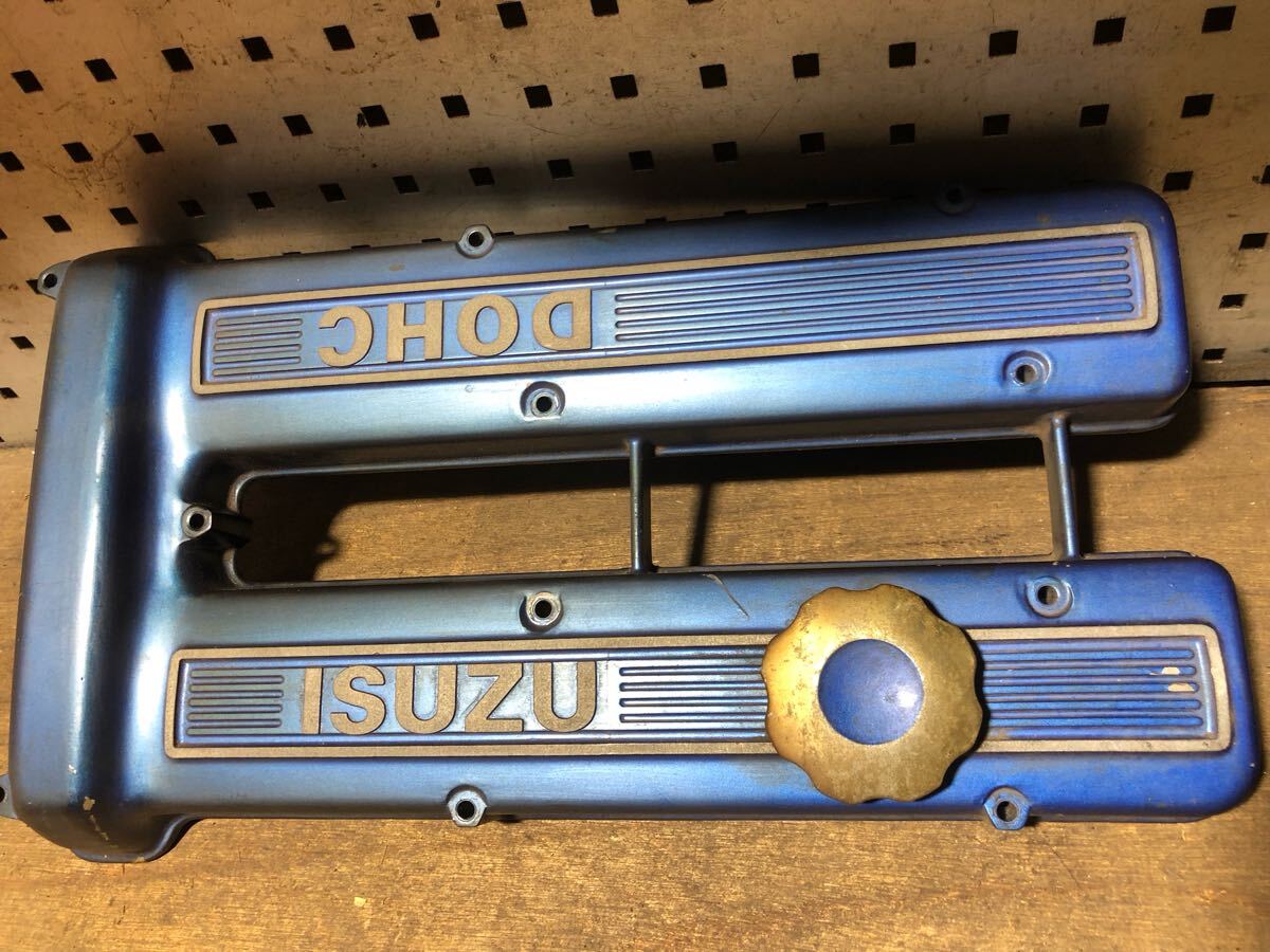 希少 いすゞ ジェミニ ベレット 117クーペ PF60 ZZ-R G180 DOHC ツインカム 純正 エンジン ヘッドカバー カムカバー★拍卖