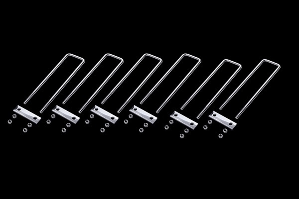 大型用50cm●マニア必見●数量限定●新品⇒シャーシUボルト ステンレスUボルト6本セット 丸棒1.5cm 長さ50cm デコトラ:50-10×6拍卖
