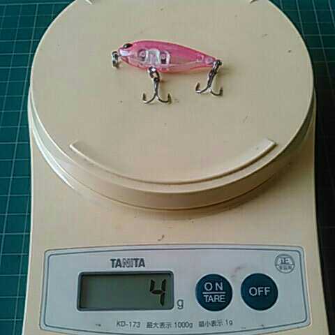 小型ペンシルベイト ピンクバック 45mm 4g 検)トラウト チヌ メバル ベビーペンシル ブラックバス ギルラ ジャクソン ラッキークラフト拍卖