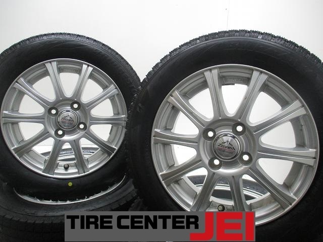 14インチ VRX2 155/65R14 4.5J+45 100 軽自動車 新品 未使用タイヤ 中古アルミホイール【4本セット】 送料無料(SA14-4445)拍卖