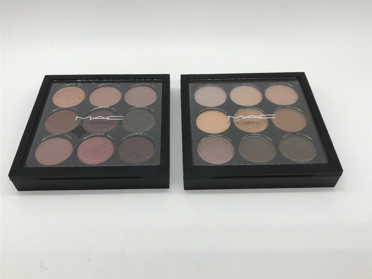 ■【YS-1M】マック M.A.C スモールアイシャドウ ×9 2点セット バーガンディタイムズナイン アンバータイムズナイン 【同梱可能商品】K■拍卖
