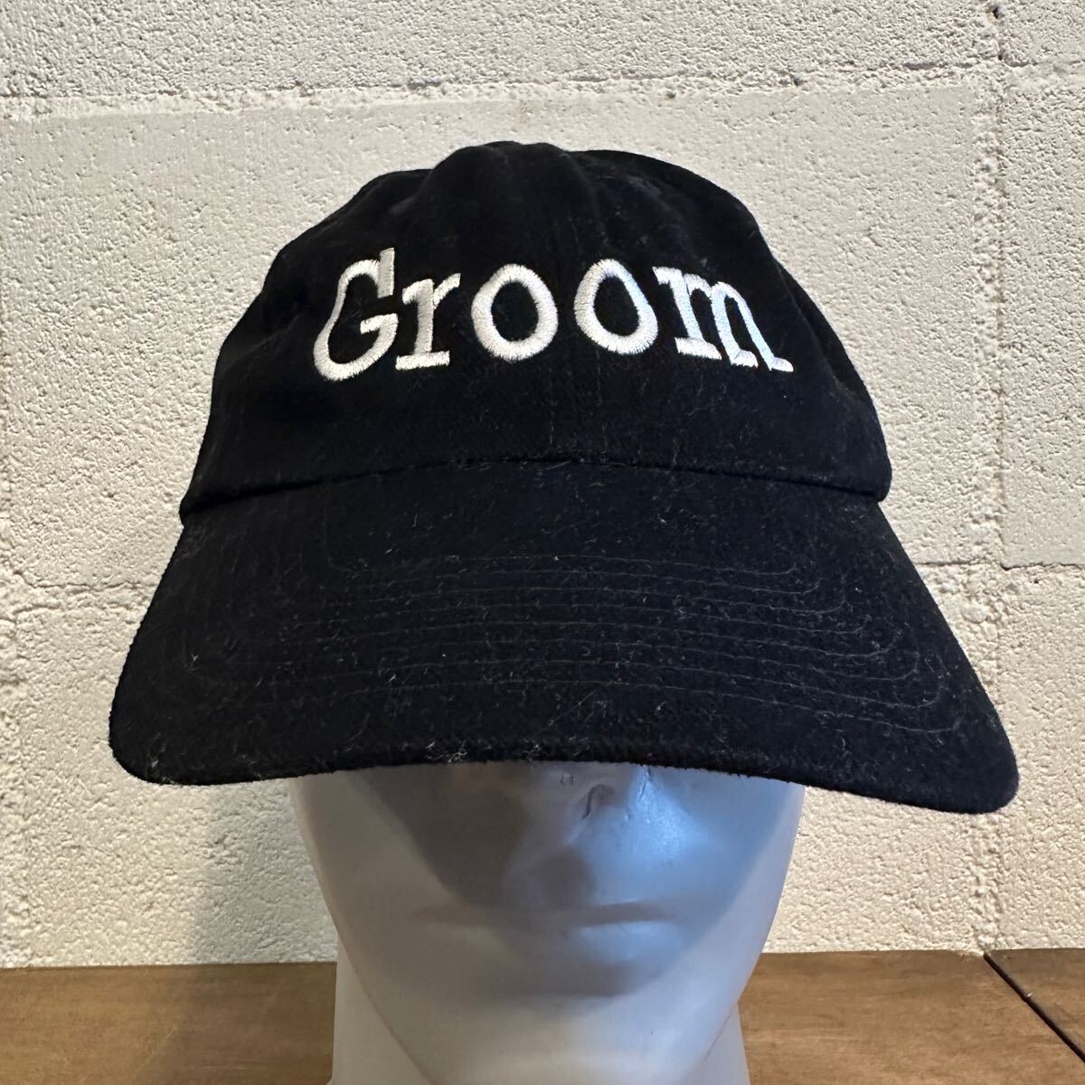 US古着 GROOM キャップ ブラック ベースボール拍卖