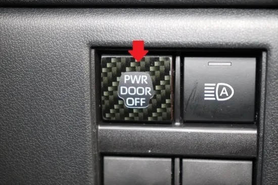 《アルファード40》【アウトレット価格】アルファード40 パワードアOFFスイッチシート (カーボンシート拍卖