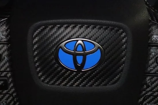 《プリウス60》【アウトレット価格】プリウス60系 ステアリングエンブレムインナーシート (カーボンシート)拍卖