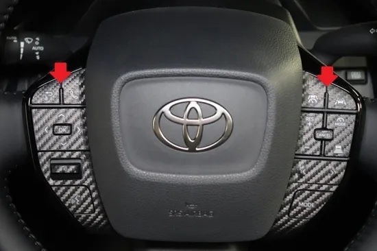 《プリウス60》【アウトレット価格】プリウス60系 ステアリングスイッチシート (カーボンシート)拍卖