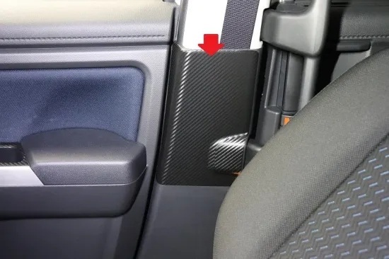 《ルーミー》【アウトレット価格】ルーミー シートベルトバックル傷防止シート (カーボンシート)②拍卖