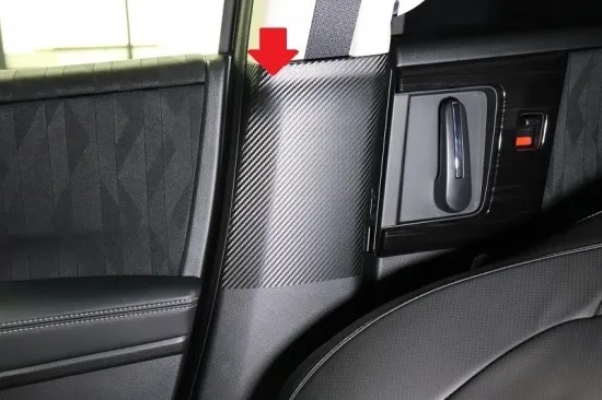 《オデッセイ》【アウトレット価格】オデッセイ シートベルトバックル傷防止シート (ブラックカーボンシート)拍卖