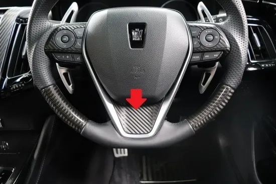 《クラウン220》【アウトレット価格】クラウン220系 ステアリングパネルシート(ピアノブラックシート) 拍卖