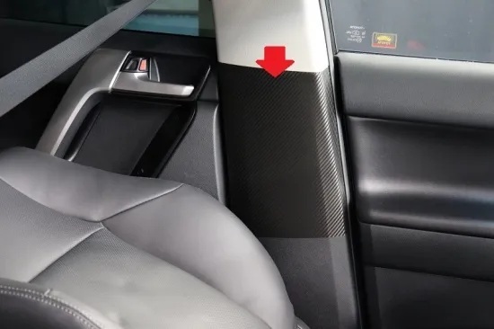 《プラド》【アウトレット価格】プラド シートベルトバックル傷防止シート (カーボンシート)③拍卖