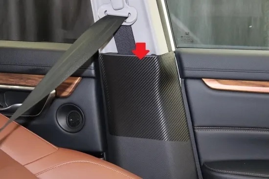 《CR-V》【アウトレット価格】CR-V シートベルトバックル傷防止シート (カーボンシート)拍卖