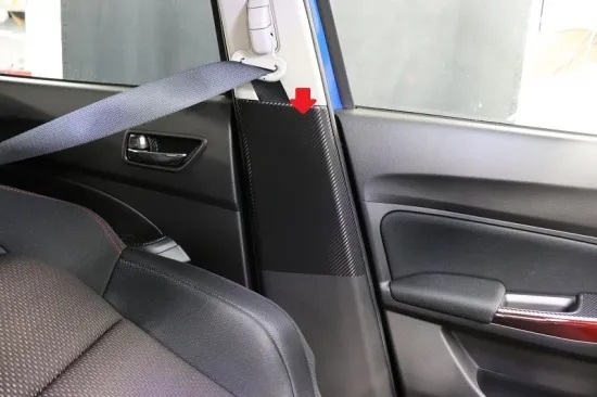 《スイフト》【アウトレット価格】スイフト シートベルトバックル傷防止シート (カーボンシート)②拍卖